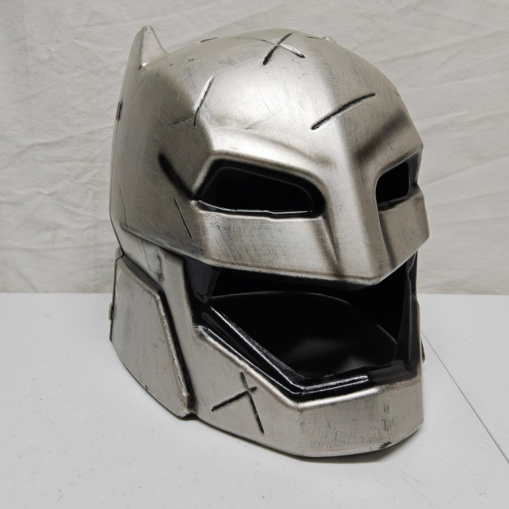 DC Comics Batman Armor DLX 2PC Mask‎ Mens OS Silver Armored BvS 33573